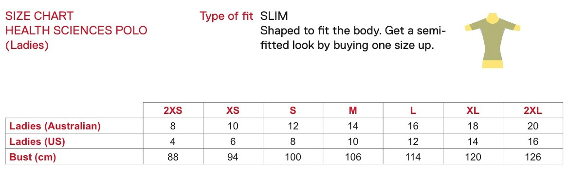 Women S Polo Shirt Size Chart